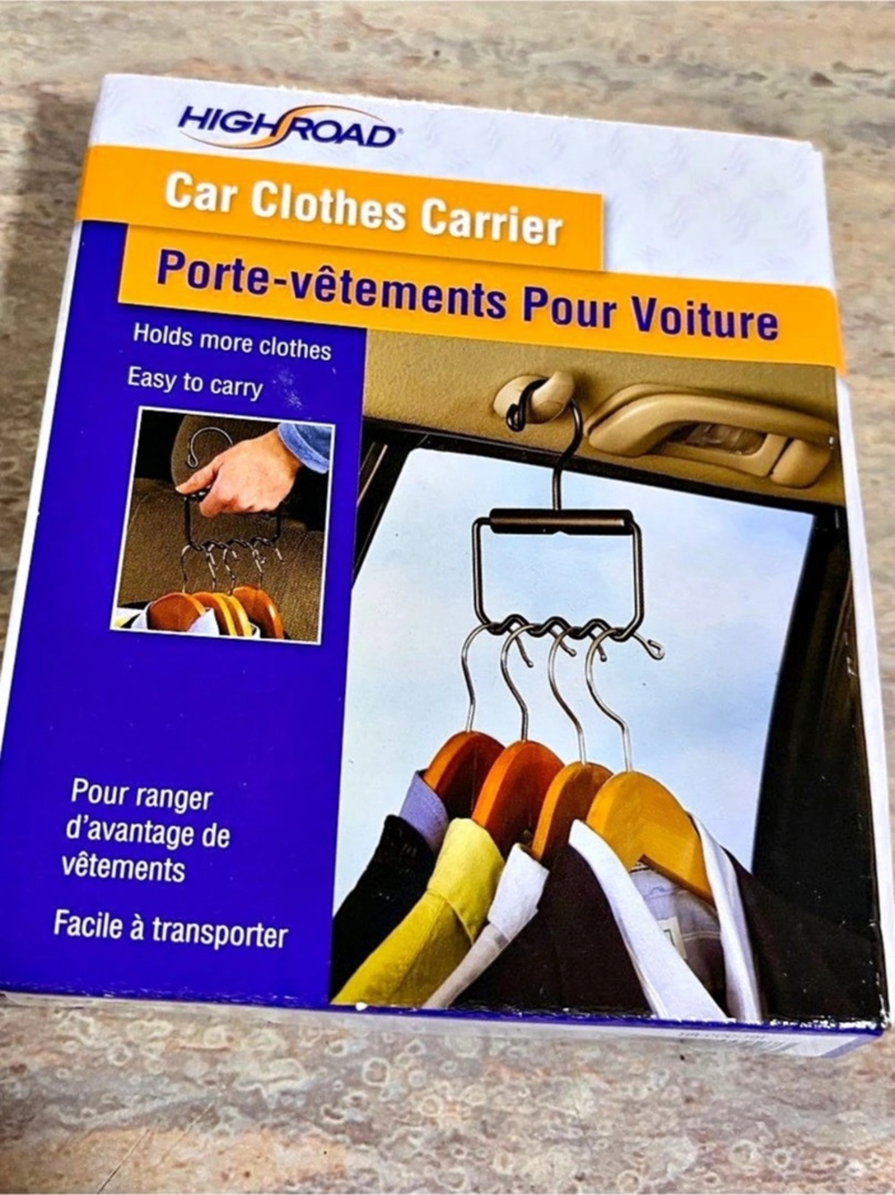 High Road Car Clothes Carrier Black